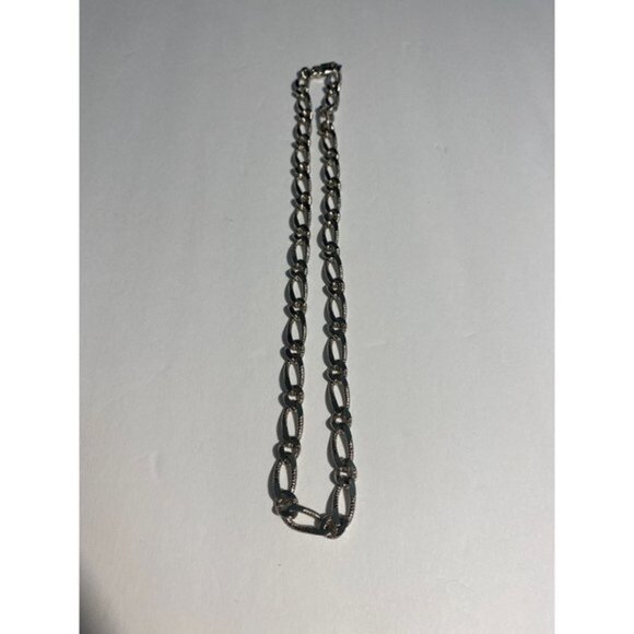 14KGS Women’s Necklace Sliver Tone 16in‎ - Picture 6 of 6